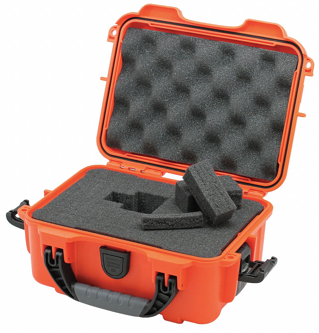 PROTECTIVE CASE, 6 IN X 8⅜ IN X 3¾ IN INSIDE, PICK AND PLUCK, ORANGE, STATIONARY