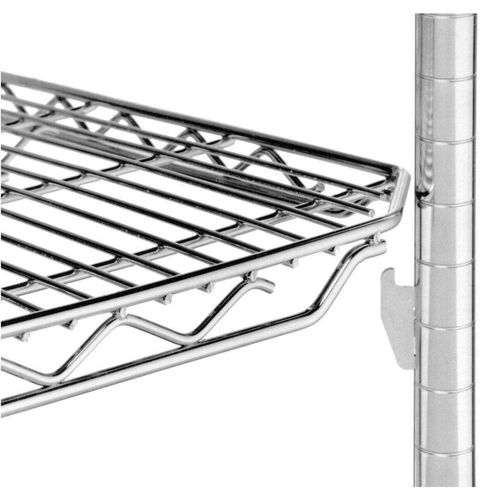 Metro Wire Shelf Post 34 3 8 H Chrome, Wire Shelving Posts