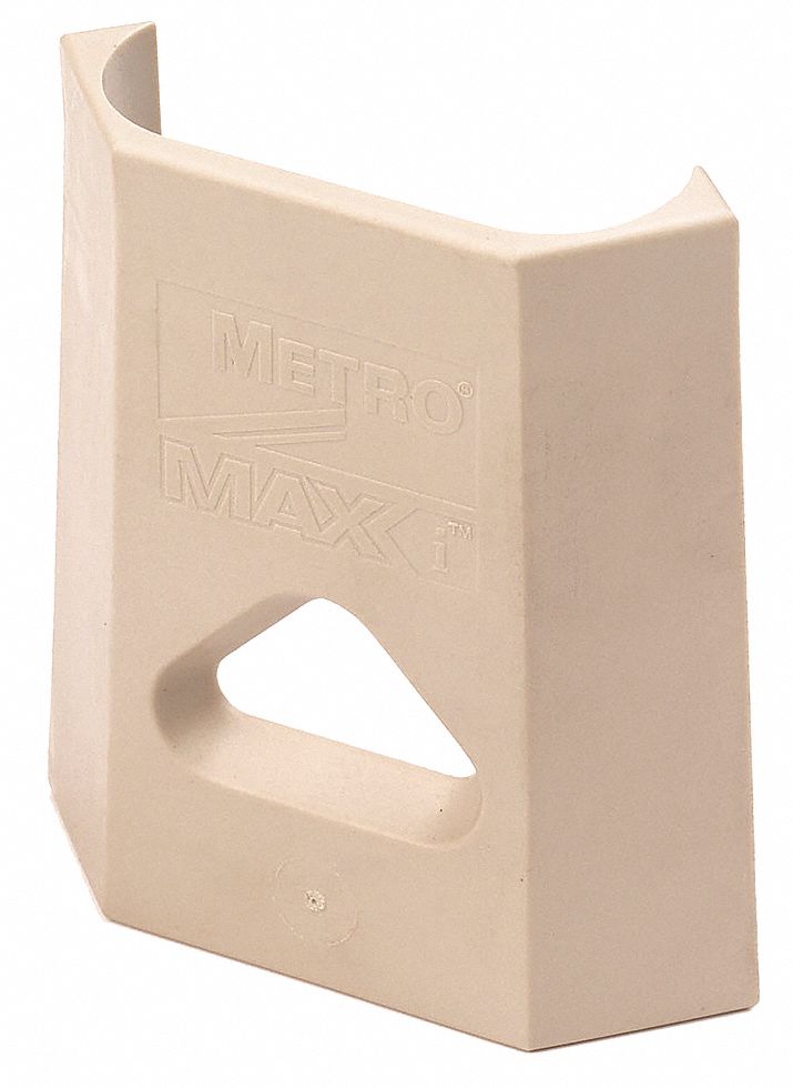 SHELF WEDGE,POLY,1/2"D,2" H,1-1/2" W,PK4