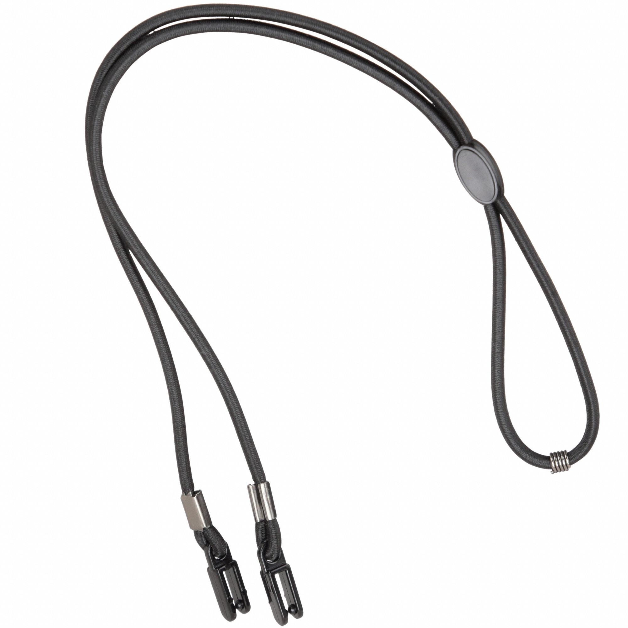 Black, Metal Detectable, Breakaway Eyewear Lanyard 26G939214 Grainger