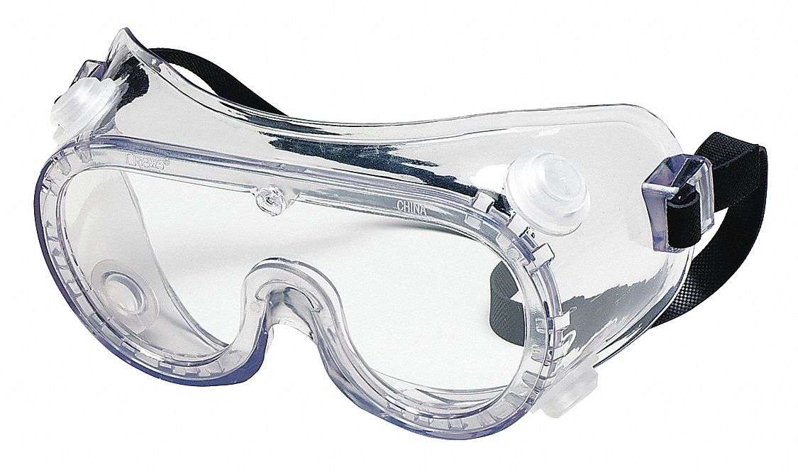 Safety Goggles PVC Clear Wraparound