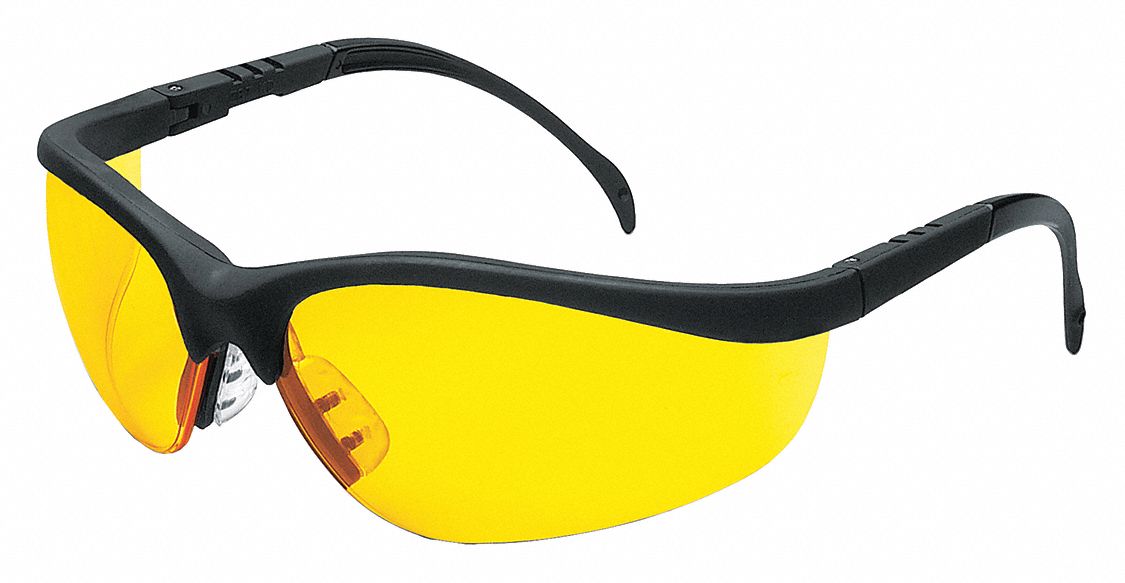 MCR SAFETY, Wraparound Frame, Half-Frame, Safety Glasses - 26H036 ...