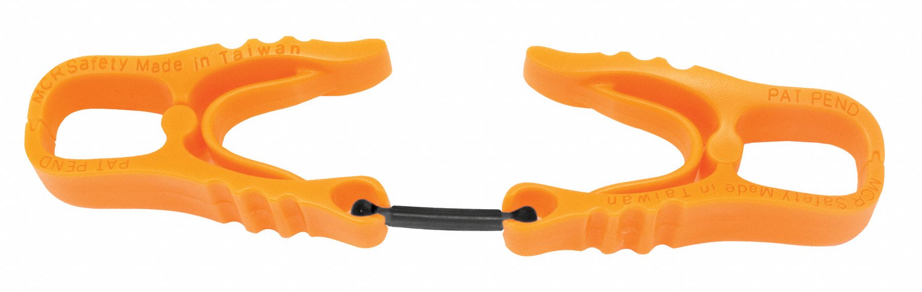 MCR SAFETY Glove Holder Clip Plastic, Plastic, 6 1/2 in Lg, 0.75 in