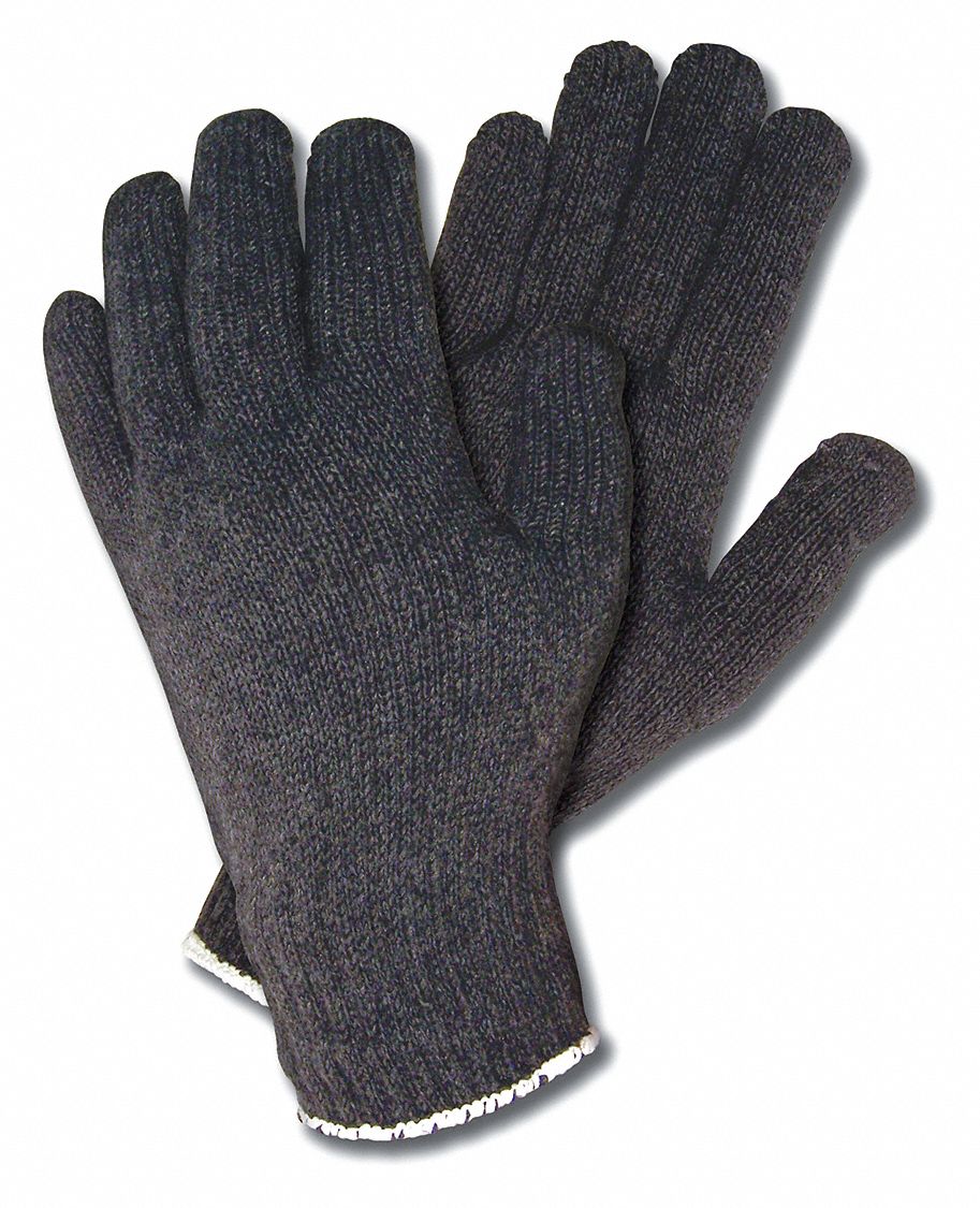 Heavy Weight Cotton, Polyester, Blk, L, PK12