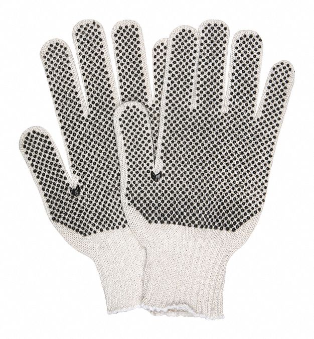 Economy Weight Cotton Poly Dots, M, PK12