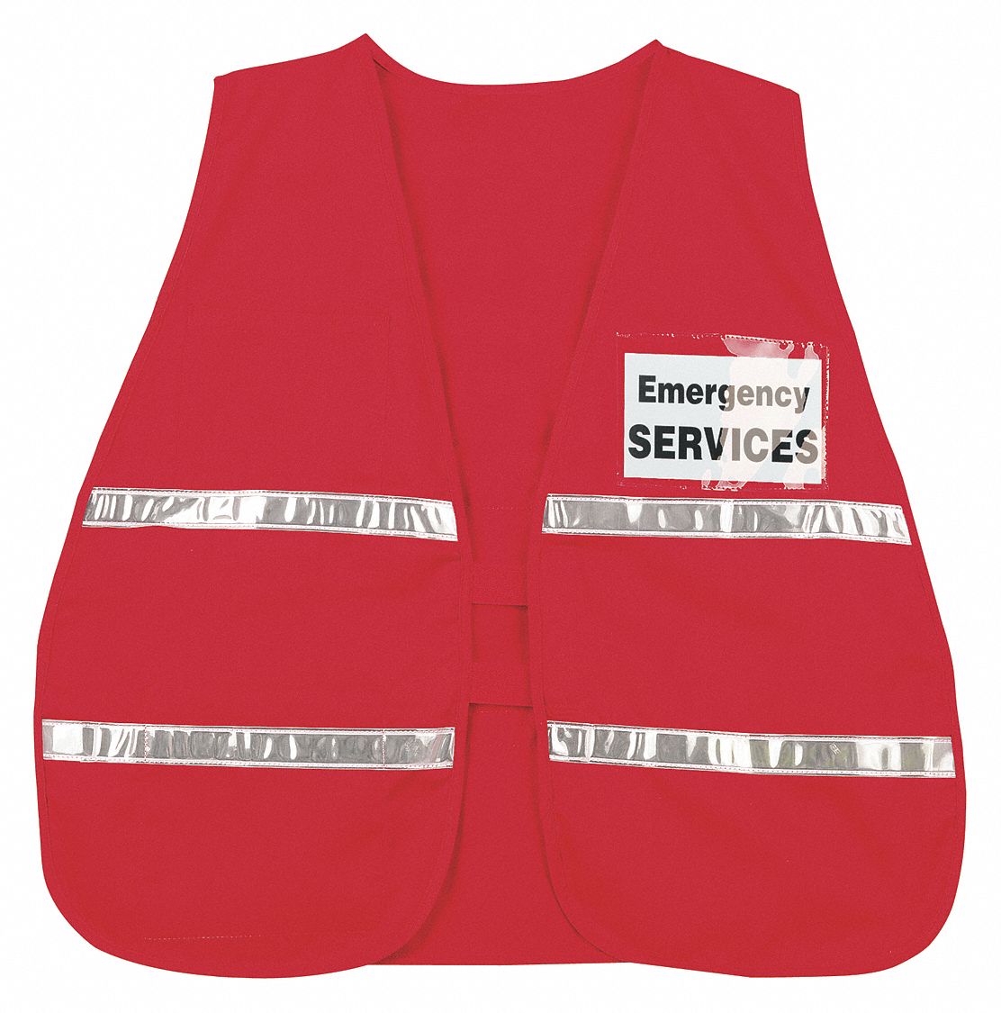 MCR SAFETY, Incident Vest Red White Reflective 26H485ICV204 Grainger