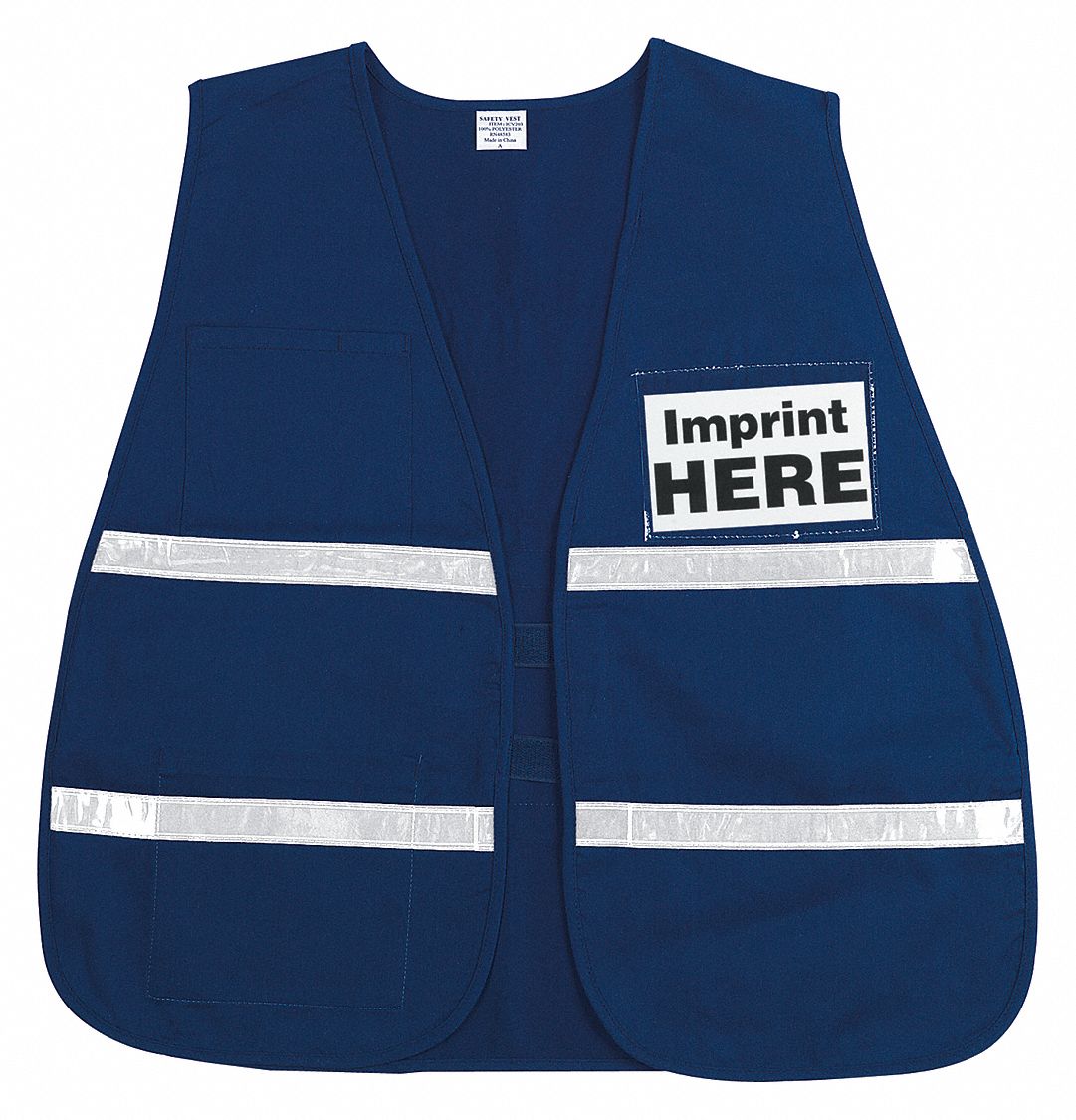 MCR SAFETY, Incident Vest Blue White Reflective 26H488ICV203 Grainger