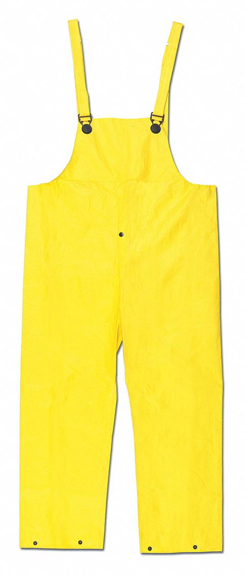 Rain Suit w/Jacket/Bib, Unrated, Orange, XL