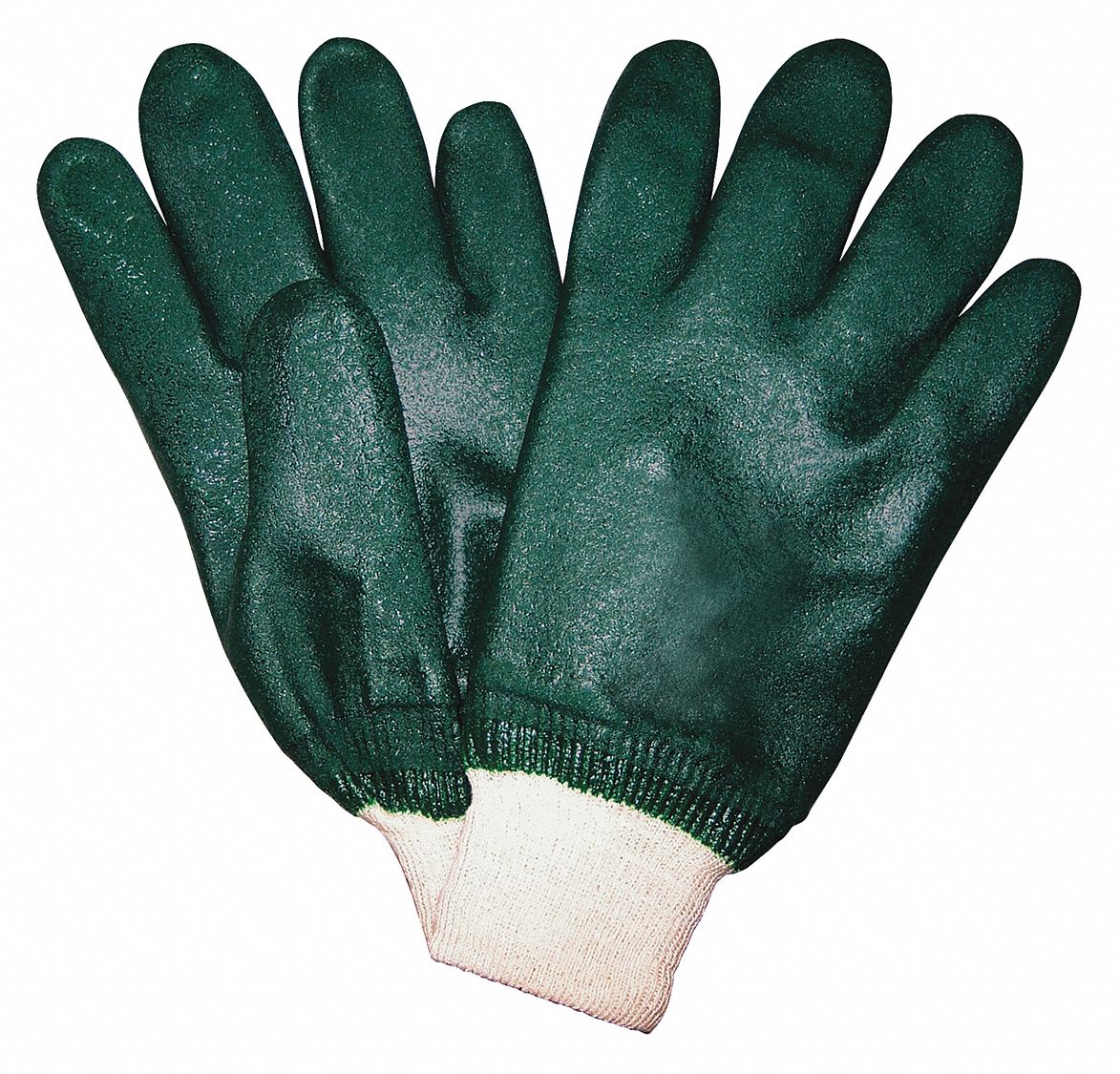 green pvc gloves