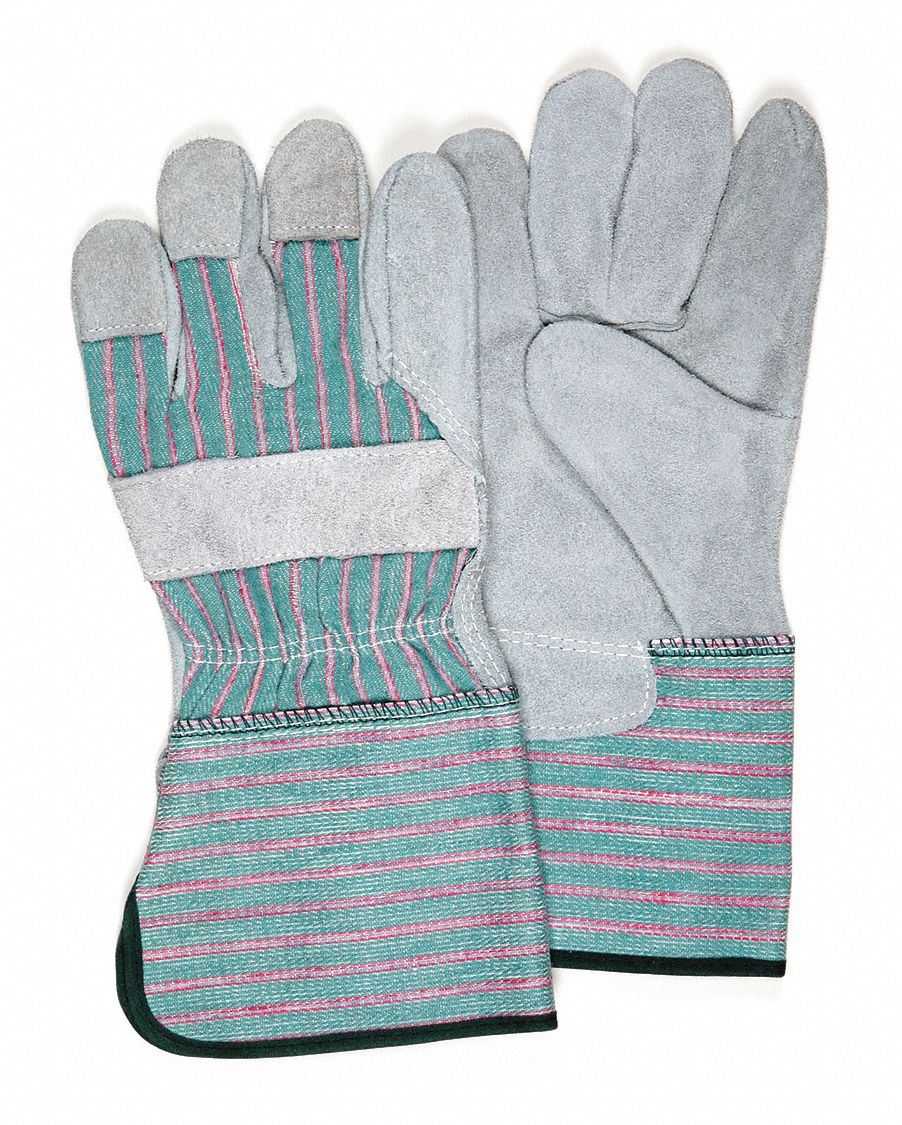 Leather Palm 4.5 Gauntlet Cuff, L, PK12