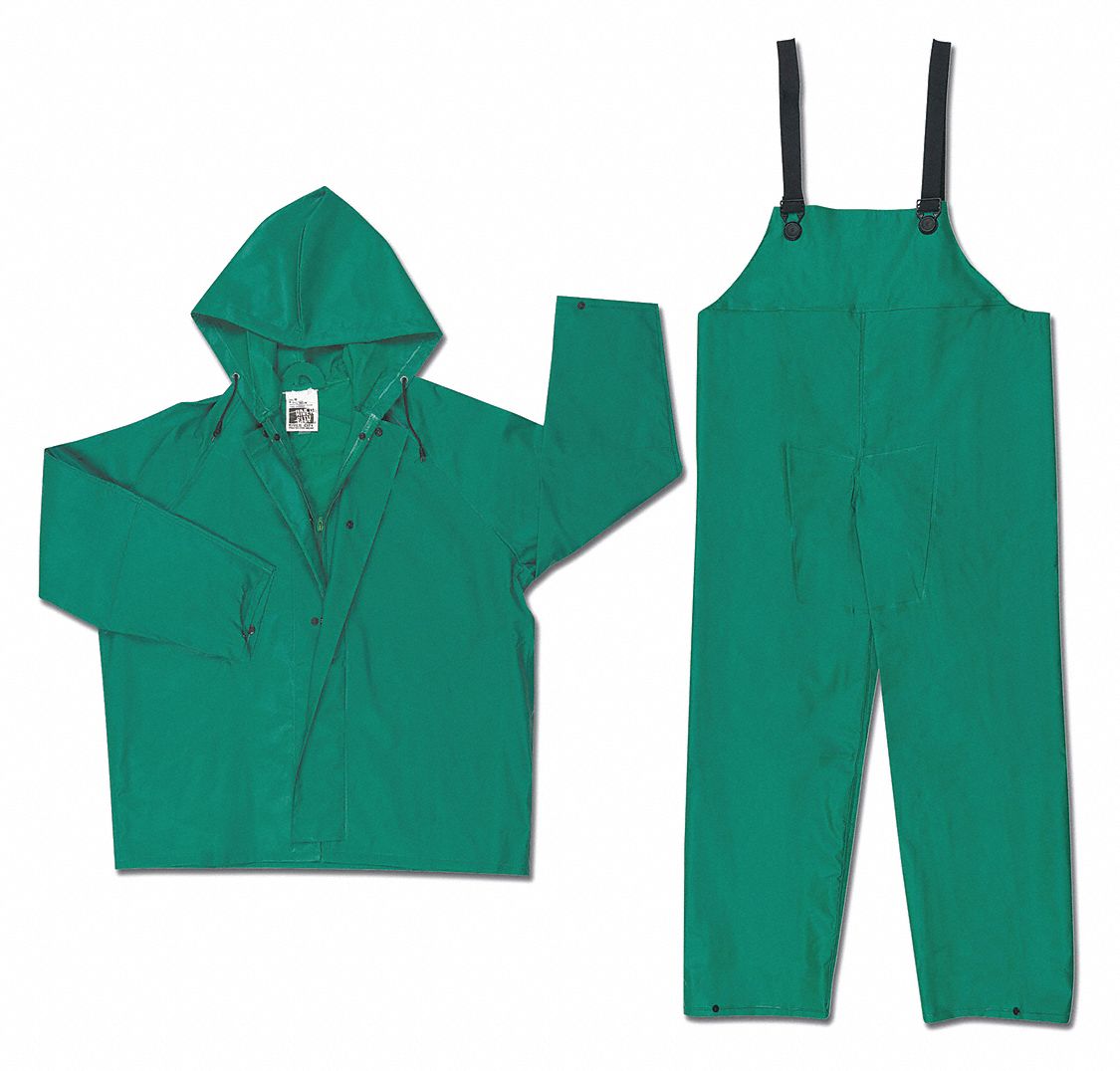 Dominator PVC/Poly/PVC Suit, Green, L