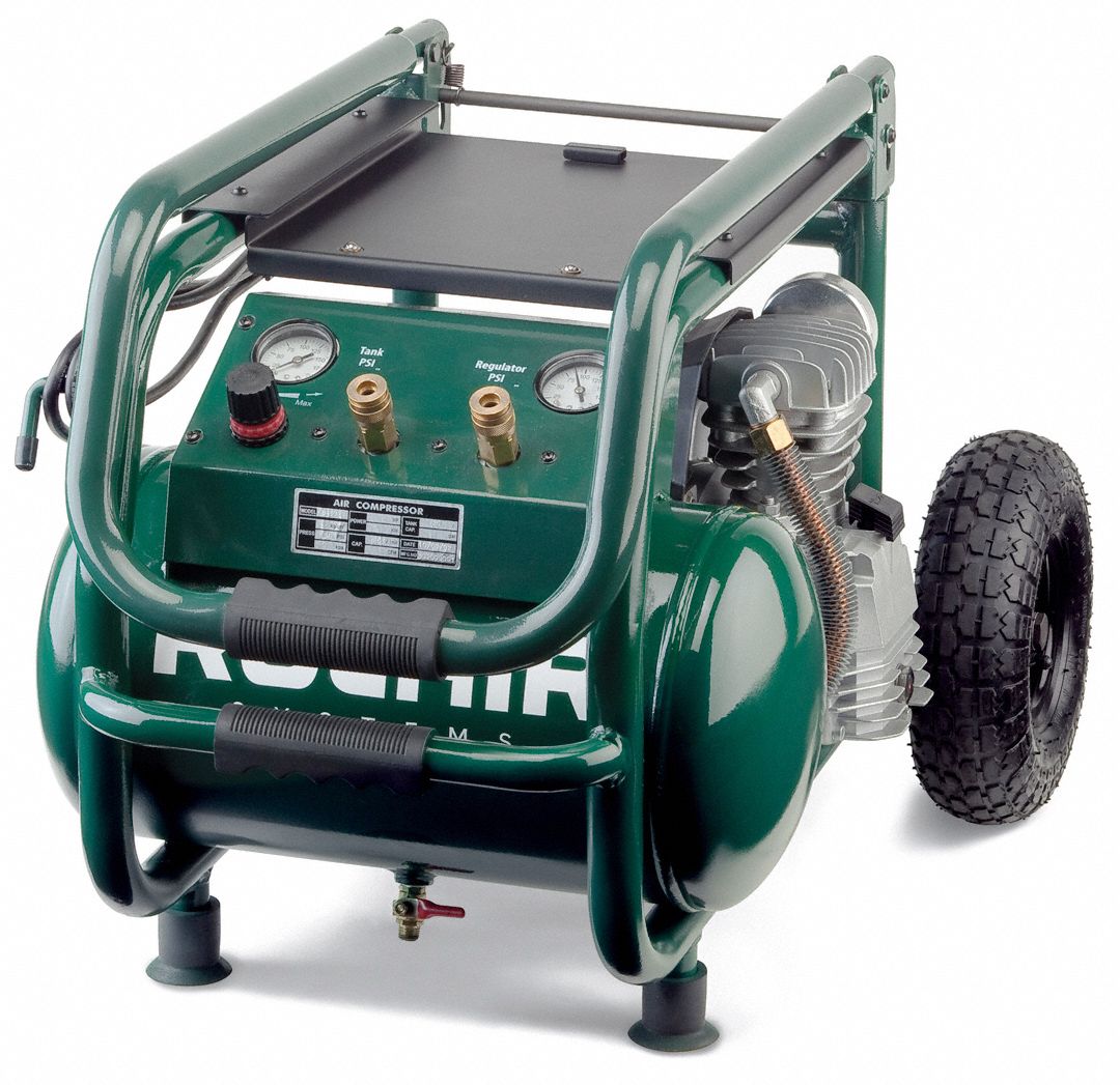 ROLAIR 2.5 HP, 115VAC, 5.3 gal. Portable Electric OilLubricated Air