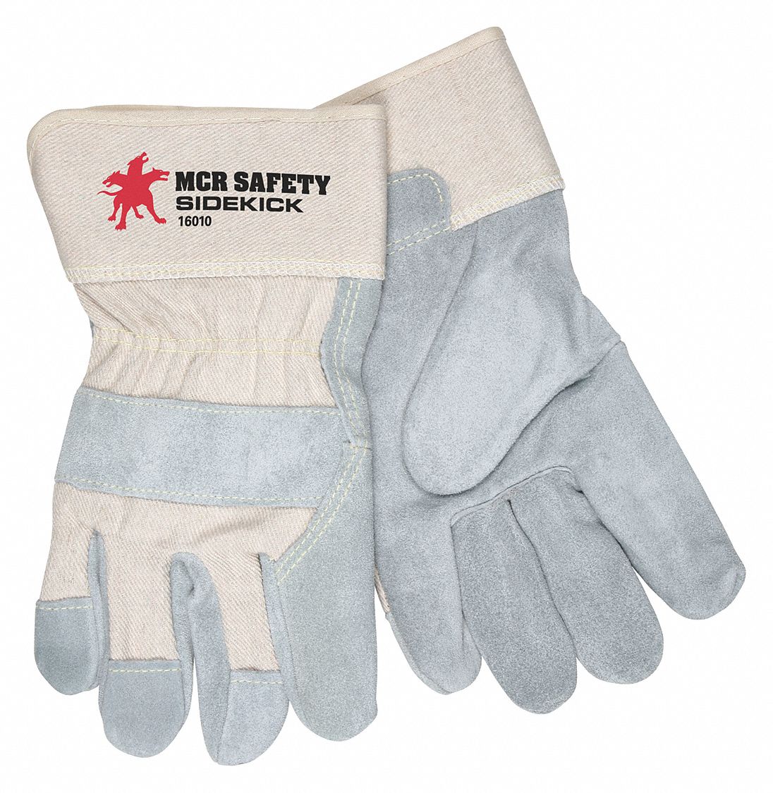 MCR SAFETY Leather Gloves, XL, Cowhide, PK 12 26K06416010XL Grainger