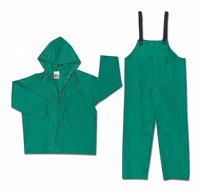 Dominator PVC/Poly/PVC Suit, Green, , M