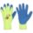 COATED GLOVES, M (8), DIPPED PALM, LATEX, ACRYLIC, 7 GA, ANSI CUT LEVEL A4, 12 PK