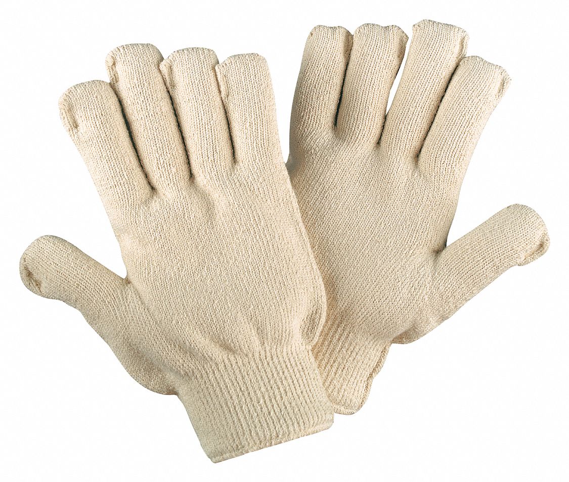 MCR SAFETY, L ( 9 ), Glove Hand Protection, Knit Gloves 26K1419450K