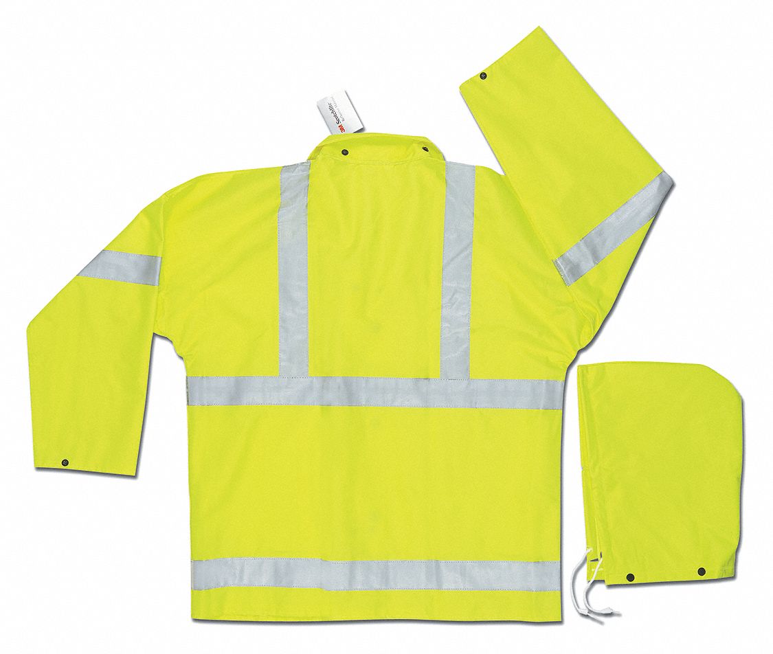 Rain Jacket/Pant, Class 3,  Type R, 2XL