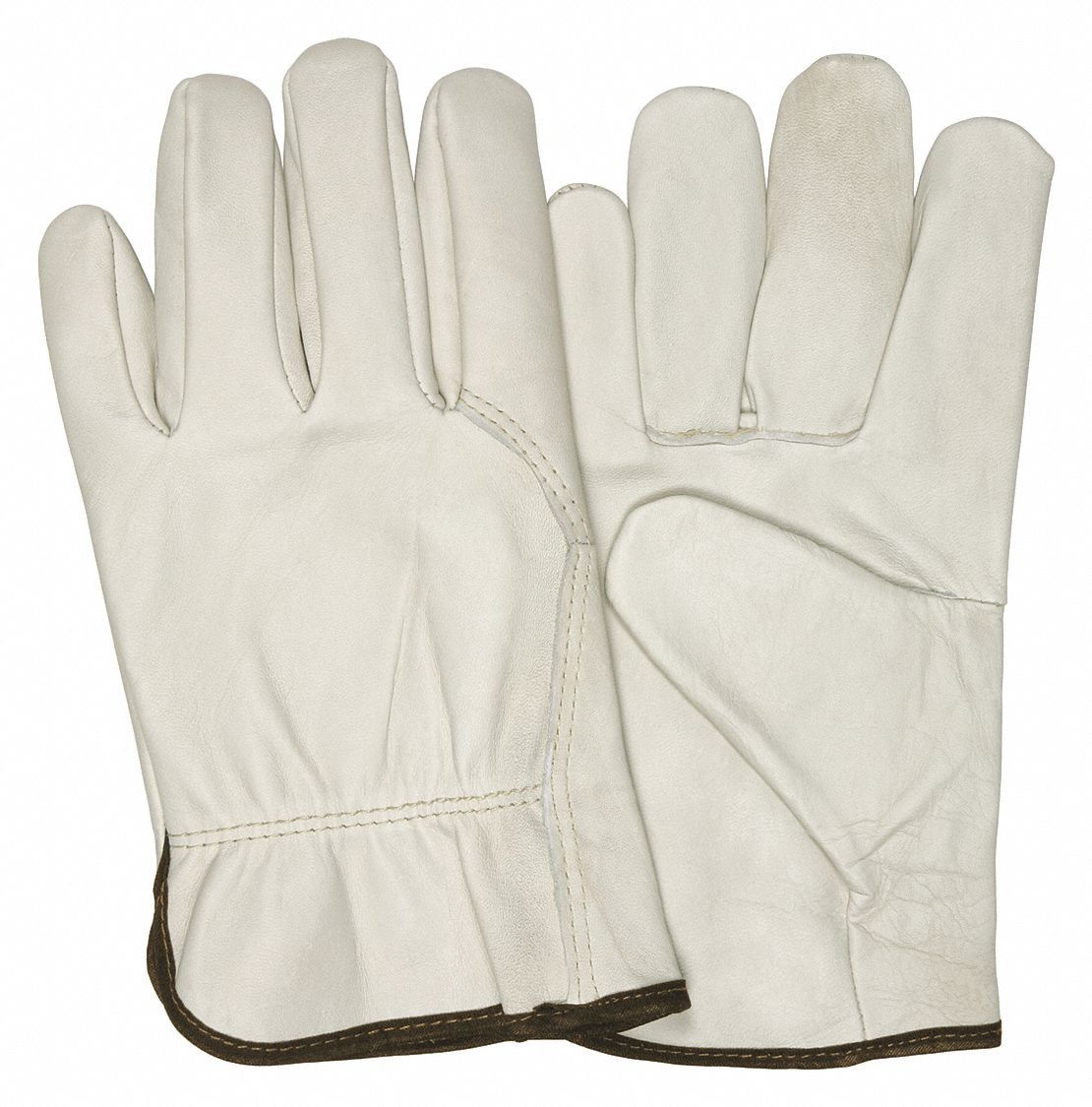 MCR SAFETY, S ( 7 ), Cowhide, Leather Gloves - 26K468|3214S - Grainger