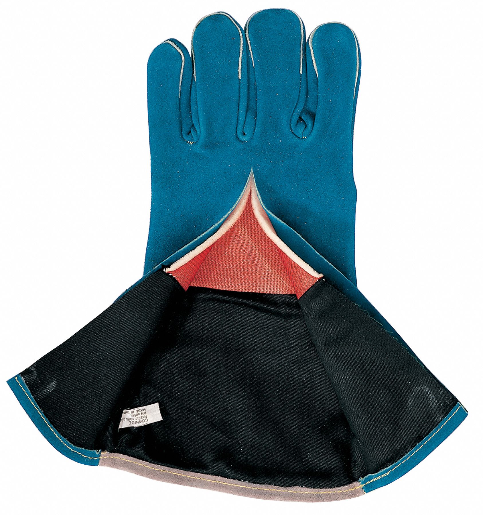 MCR SAFETY Welding Gloves,Stick,XL/10,PK12 Wing Thumb, Gauntlet Cuff