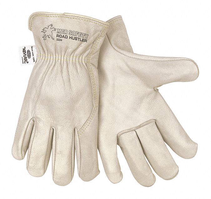 J3527 Leather Gloves Beige XL PK12