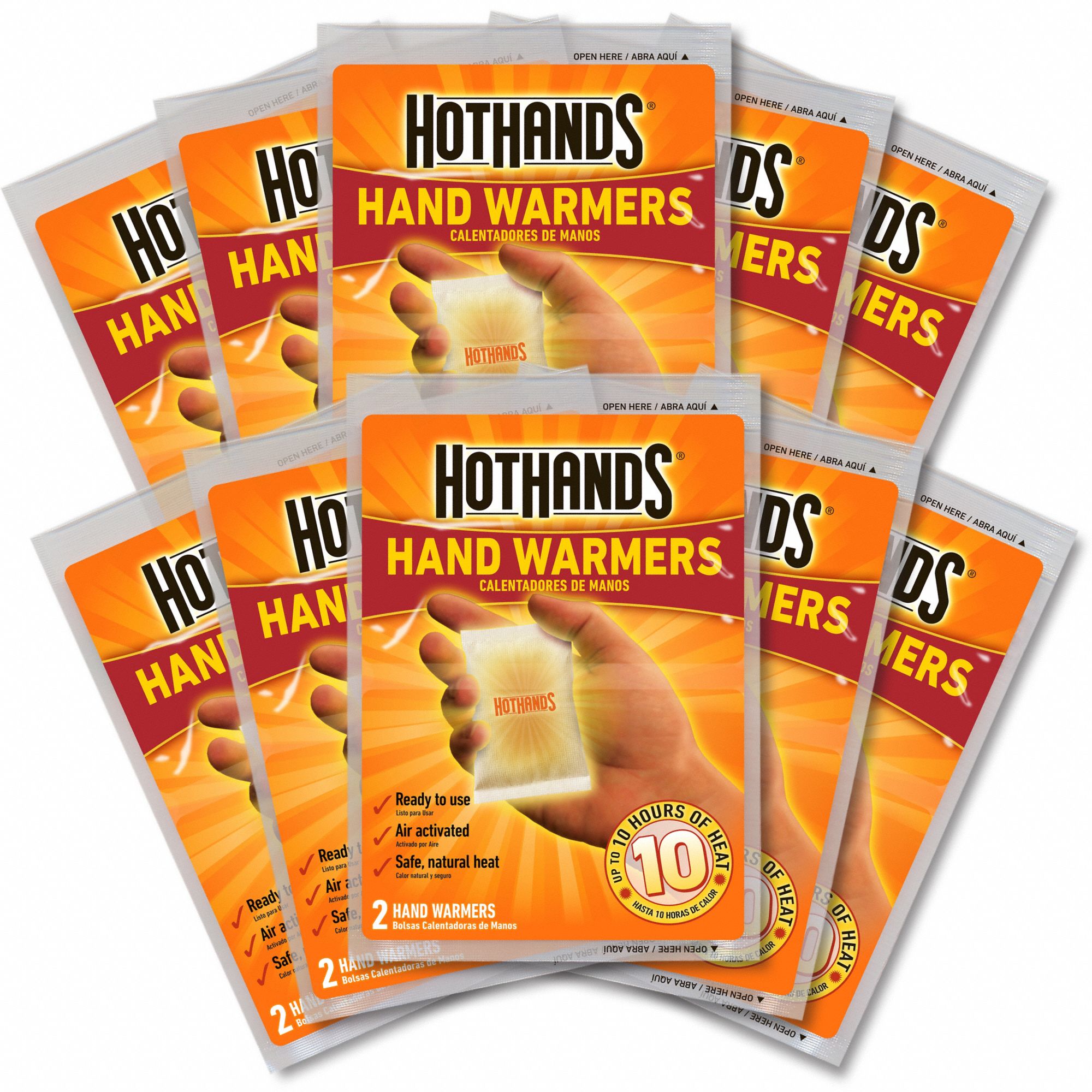 HOTHANDS Hand Warmer Hand Warmer, AirActivated, Up to 10 hr, 15 min