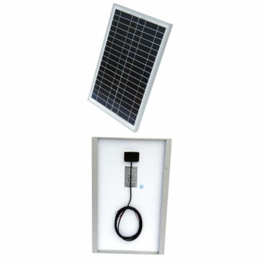 SOLARTECH POWER, 20 W Max Power Point, 36 Cells, Solar Panel - 26KH42 ...