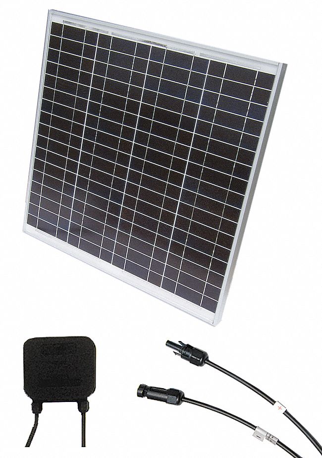 SOLARTECH POWER, 55 W Max Power Point, 36 Cells, Solar Panel - 26KH52 ...