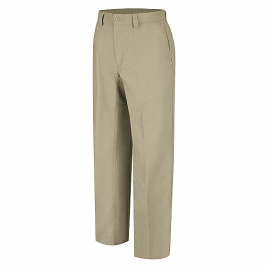 DICKIES Work Pants, Khaki, Cotton/Polyester - 26KL03|WP70KH 48 32 ...