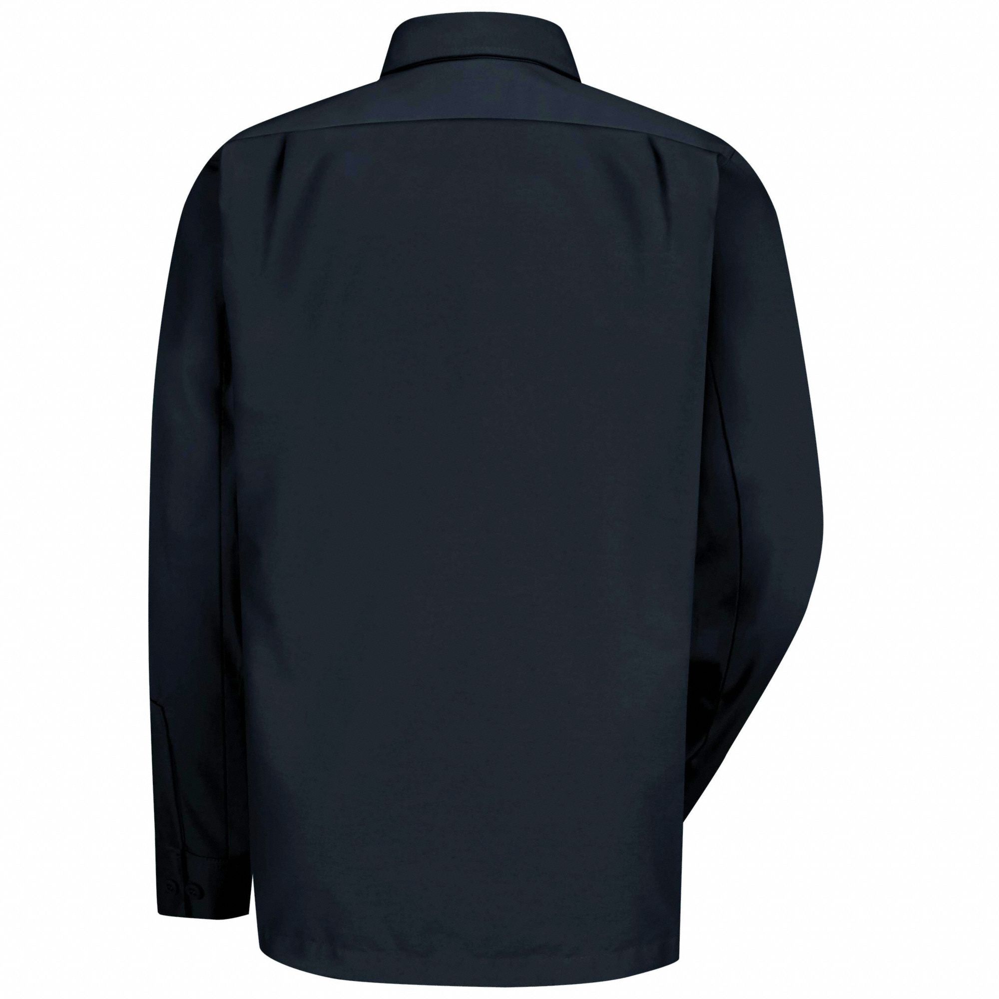 DICKIES Long Sleeve Shirt, Black, Polyester/Cotton - 26KN21|WS10BK LN ...