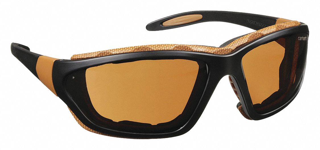 LUNETTES DE SÉCURITÉ, MONTURE INTÉGRALE, ENVELOPPANTE, NYLON/PC, ANTIBUÉE, NOIR/BEIGE/GRÈS BRZ, CSA, UV