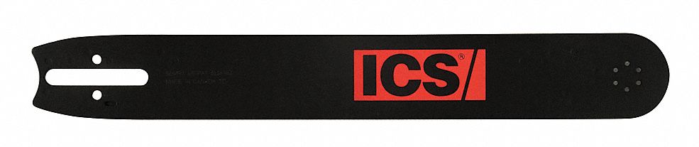 Concrete Chain Saw Bar: For 12 in Bar Lg, 12 in Bar Lg, 0.06 in Gauge, 3/8 in Pitch, Std