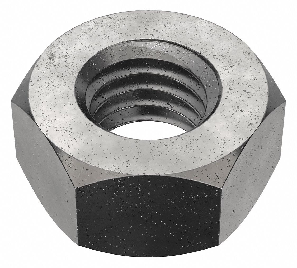 Hex Nut: Std Hex, M5x0.80 Thread, 8 mm Hex Wd, 4 mm Hex Ht, Steel, Class 8, Plain, Std, 100 PK