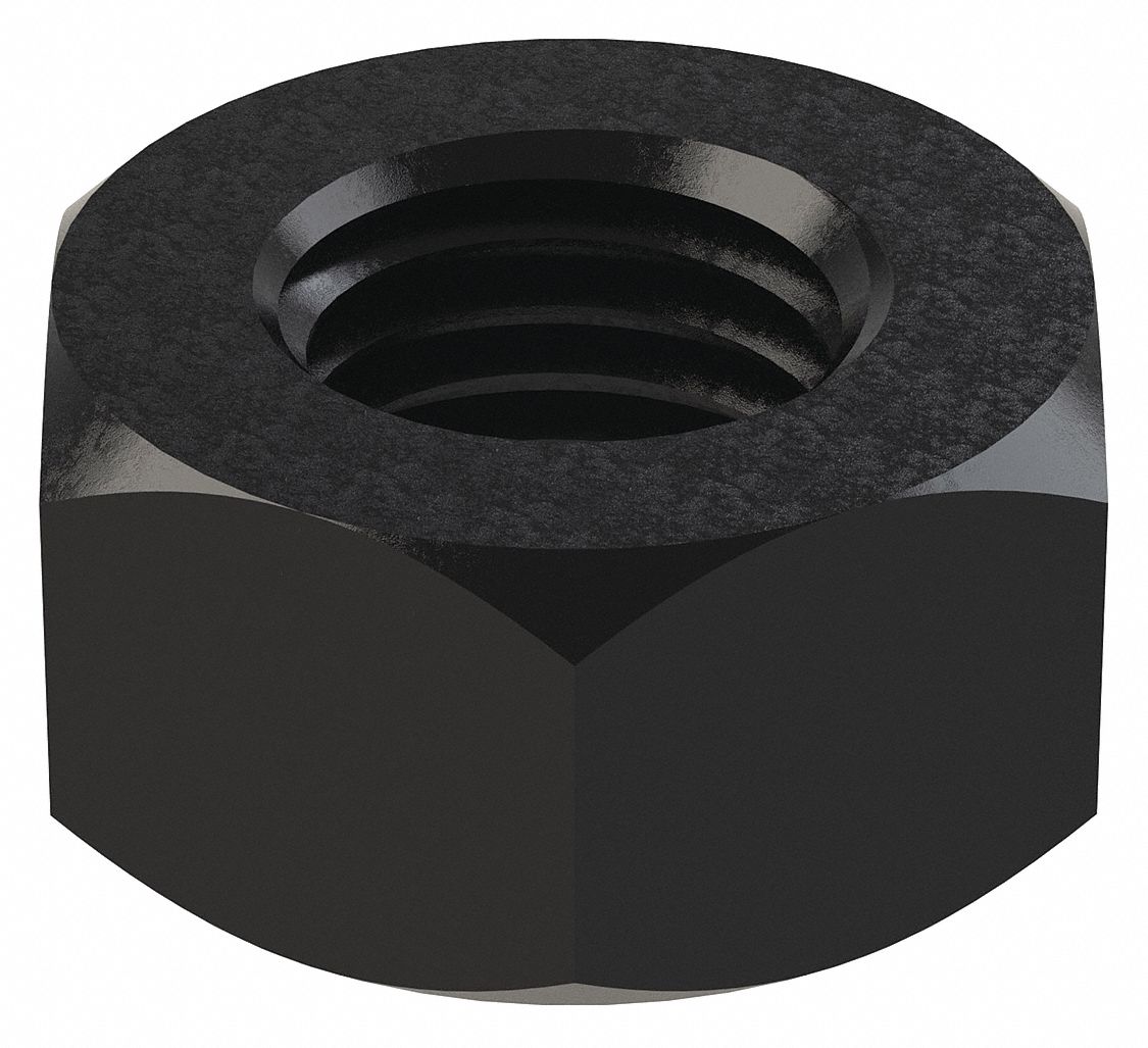 Hex Nut: Std Hex, M8x1.00 Thread, 13 mm Hex Wd, 6.5 mm Hex Ht, Steel, Class 8, Plain, Std, 100 PK