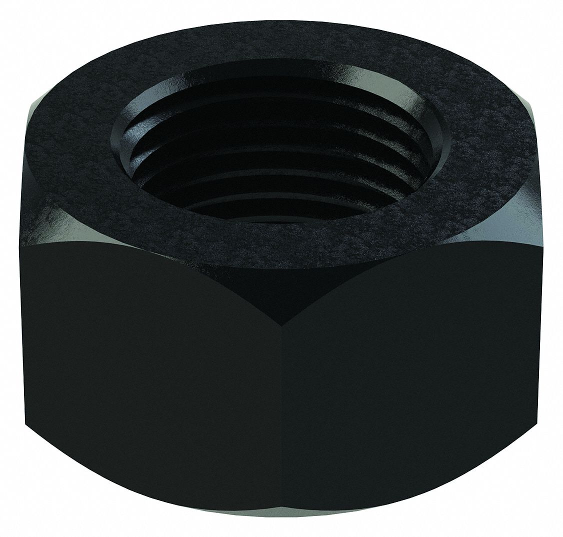 Hex Nut: Std Hex, M18x1.50 Thread, 27 mm Hex Wd, 15 mm Hex Ht, Steel, Class 8, Plain, Std, 25 PK