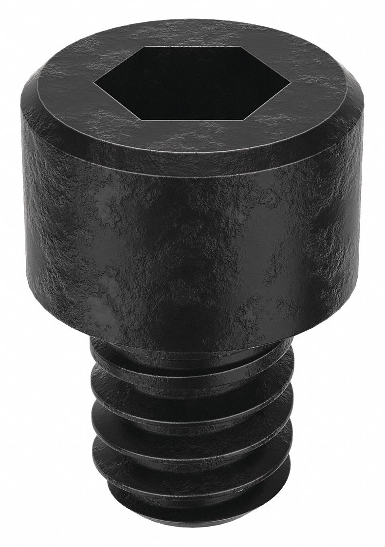 Socket Head Cap Screw: #3-48 Thread Size, 1/8 in Lg, Std, Black Oxide, Alloy Steel, 100 PK