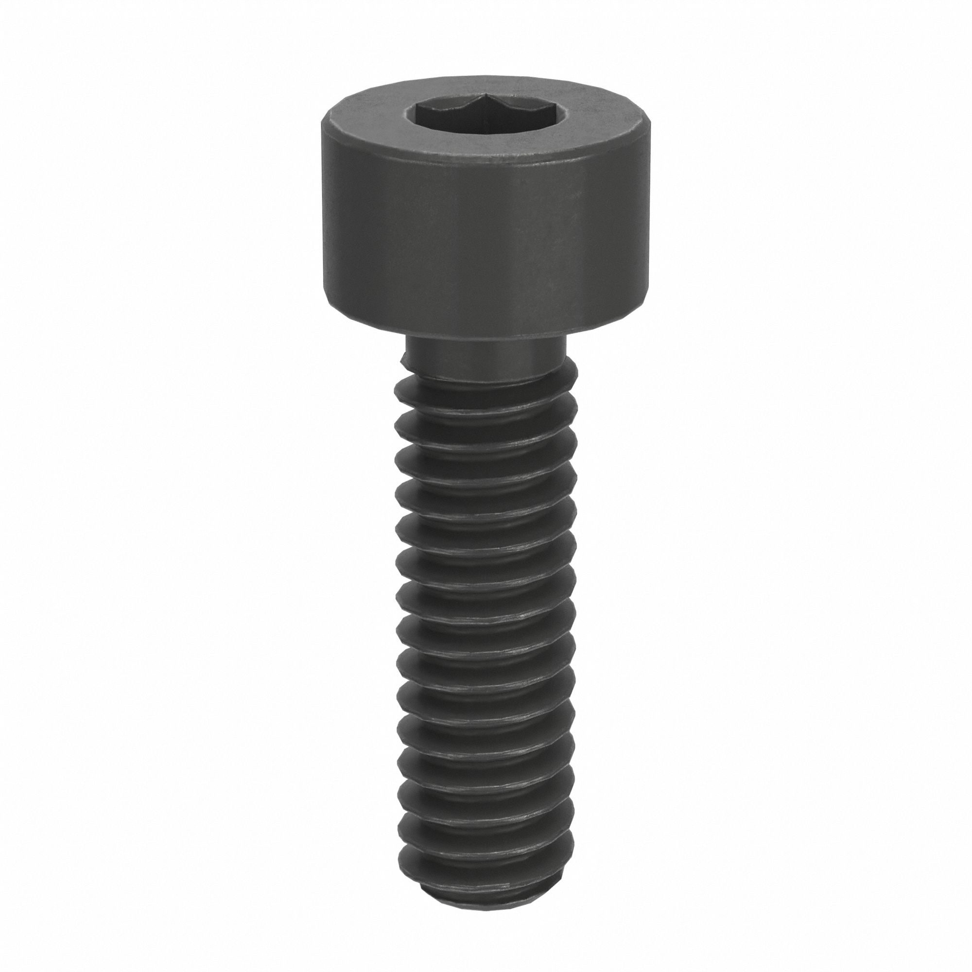 Socket Head Cap Screw: #5-40 Thread Size, 7/16 in Lg, Std, Black Oxide, Alloy Steel, 100 PK