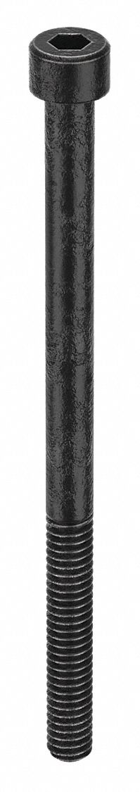 Socket Head Cap Screw: #5-40 Thread Size, 2 in Lg, Std, Black Oxide, Alloy Steel, 100 PK