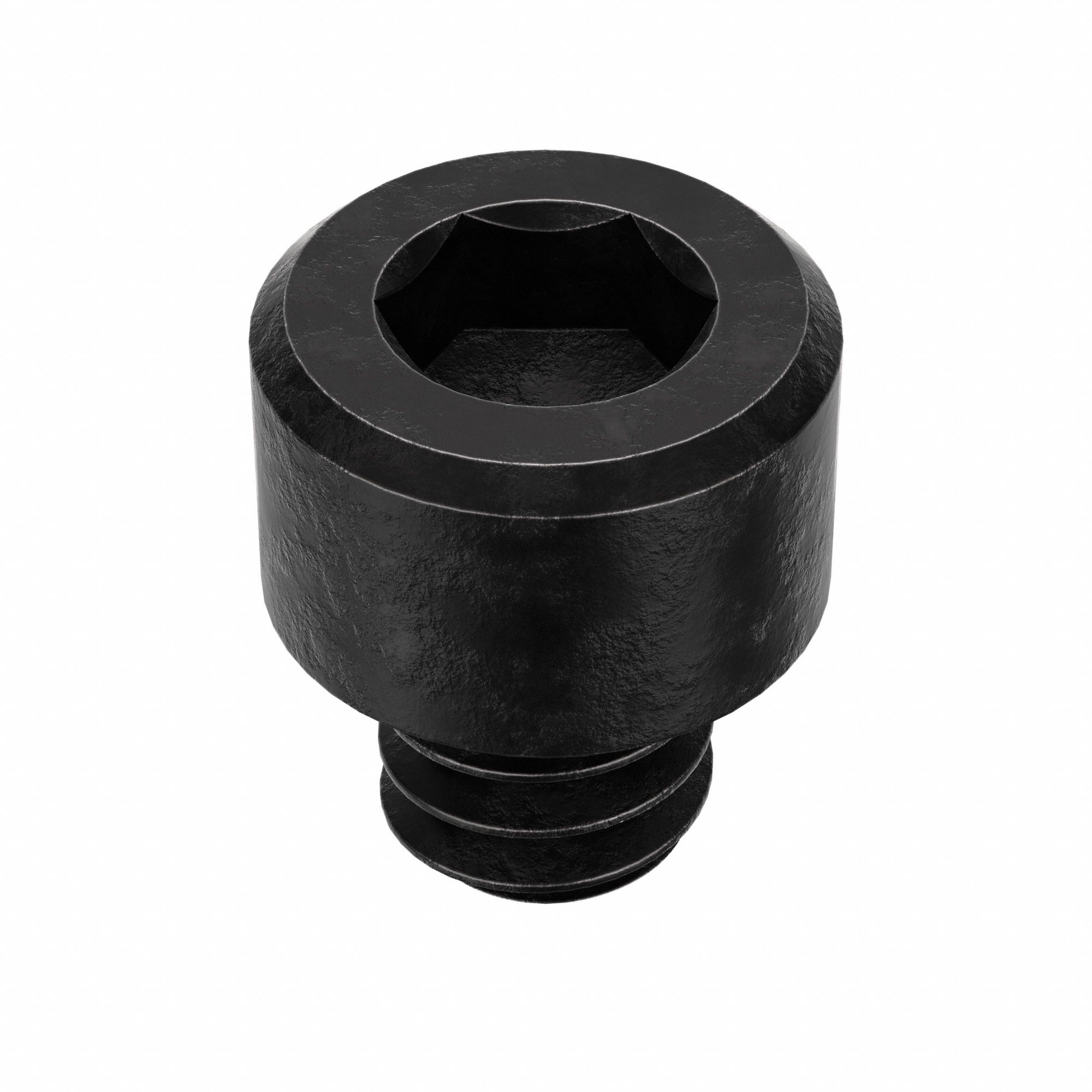 Socket Head Cap Screw: #10-24 Thread Size, 3/16 in Lg, Std, Black Oxide, Alloy Steel, 100 PK