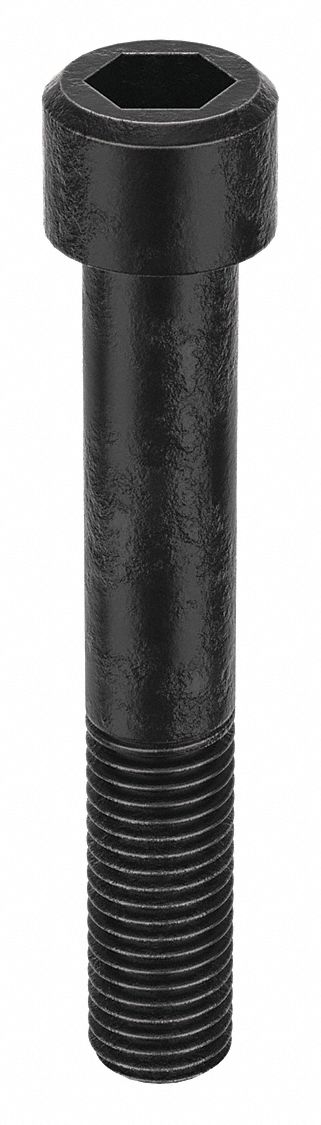 Socket Head Cap Screw: 3/4"-10 Thread Size, 4 3/4 in Lg, Std, Black Oxide, Alloy Steel, 5 PK