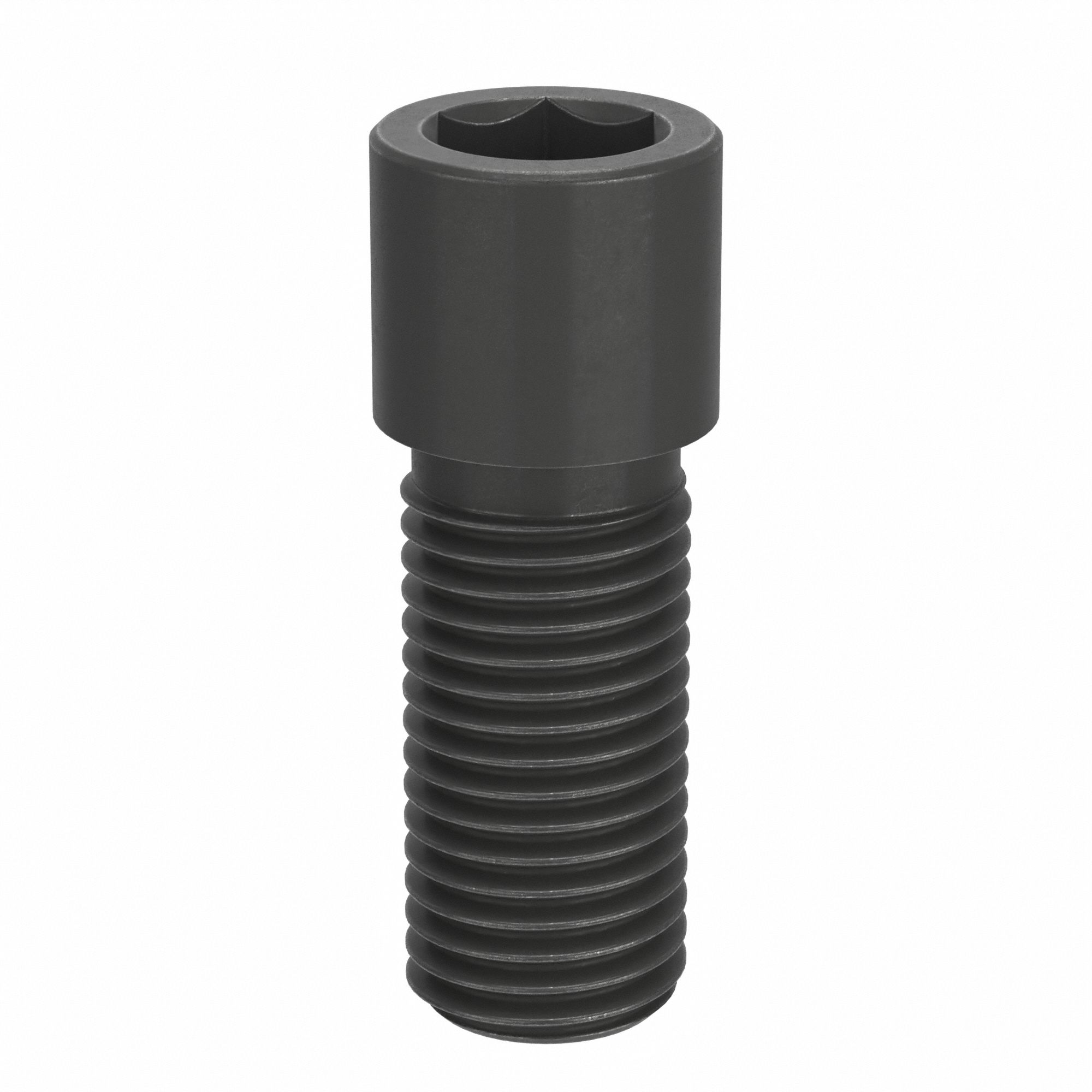 Socket Head Cap Screw: 1 3/8"-6 Thread Size, 3 in Lg, Std, Black Oxide, Alloy Steel, 1 in Drive