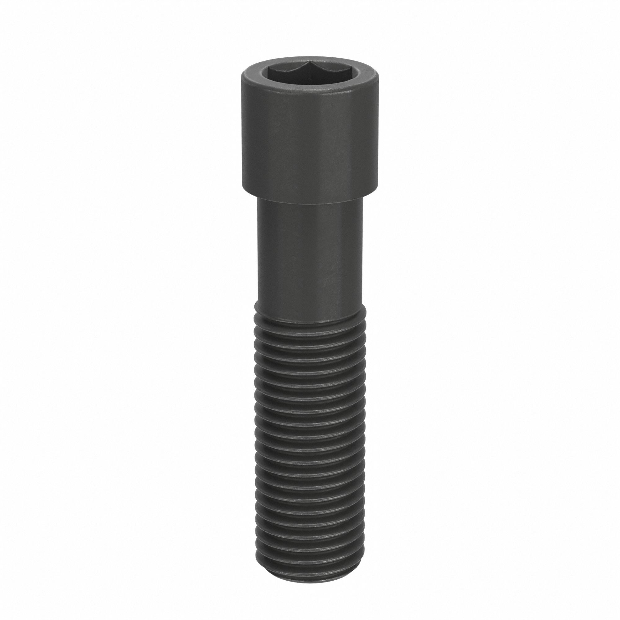 Socket Head Cap Screw: 1 3/8"-6 Thread Size, 5 in Lg, Std, Black Oxide, Alloy Steel, 1 in Drive