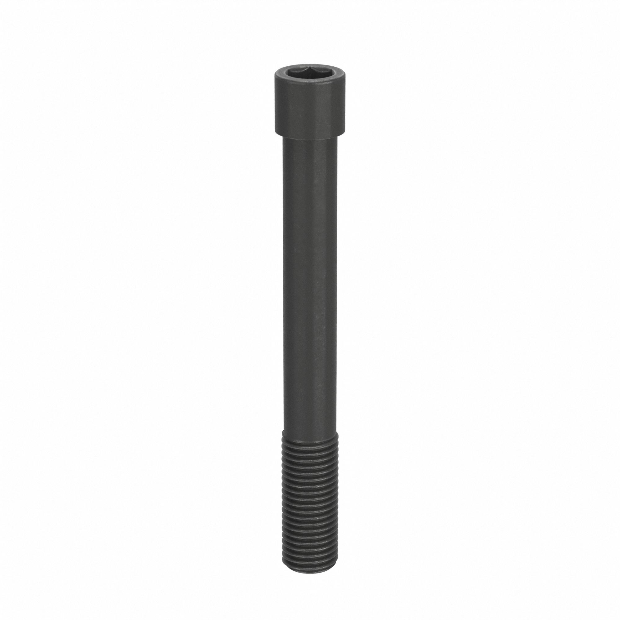 Socket Head Cap Screw: 1 3/8"-6 Thread Size, 11 in Lg, Std, Black Oxide, Alloy Steel, 1 in Drive