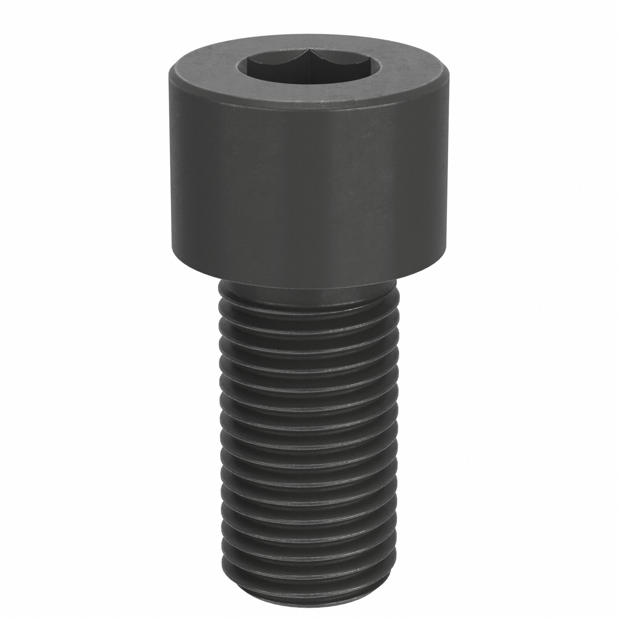 Socket Head Cap Screw: 1 1/2"-6 Thread Size, 3 in Lg, Std, Black Oxide, Alloy Steel, 1.5 in Head Ht