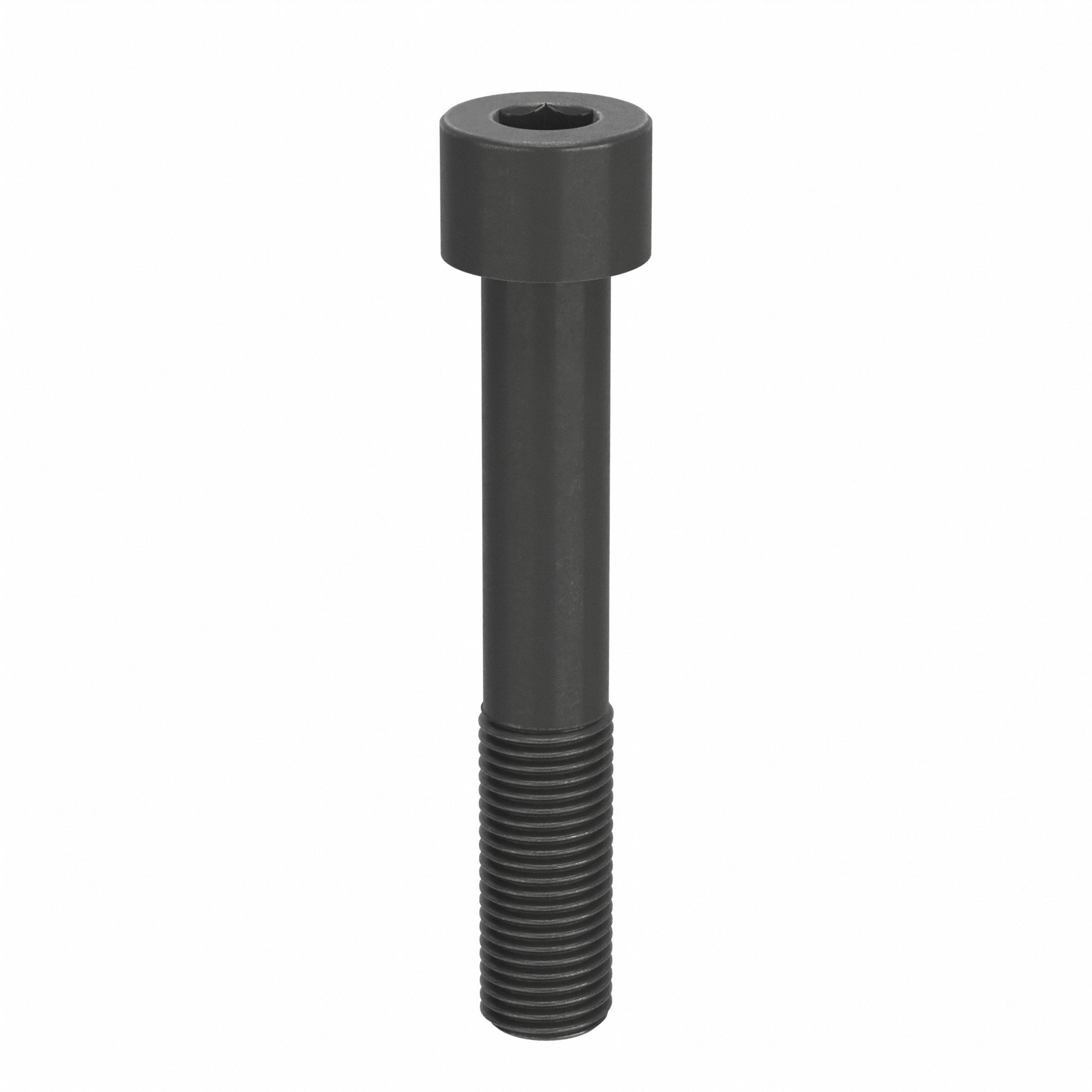 Socket Head Cap Screw: 1 1/2"-6 Thread Size, 9 in Lg, Std, Black Oxide, Alloy Steel, 1.5 in Head Ht