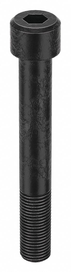 Socket Head Cap Screw: 1 1/2"-6 Thread Size, 11 in Lg, Std, Black Oxide, Alloy Steel, 1.5 in Head Ht
