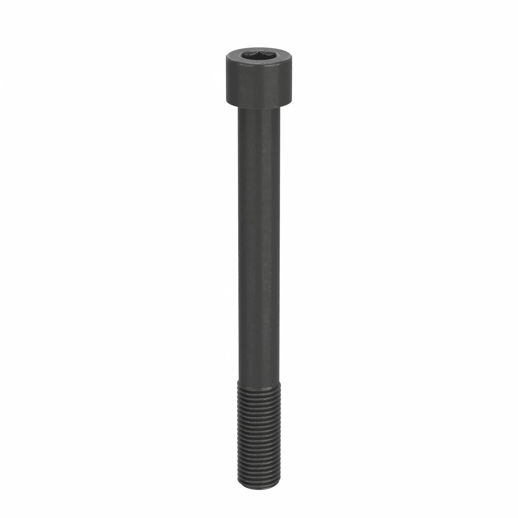Socket Head Cap Screw: 1 3/4"-5 Thread Size, 16 in Lg, Std, Black Oxide, Alloy Steel, 1-1/4 in Drive