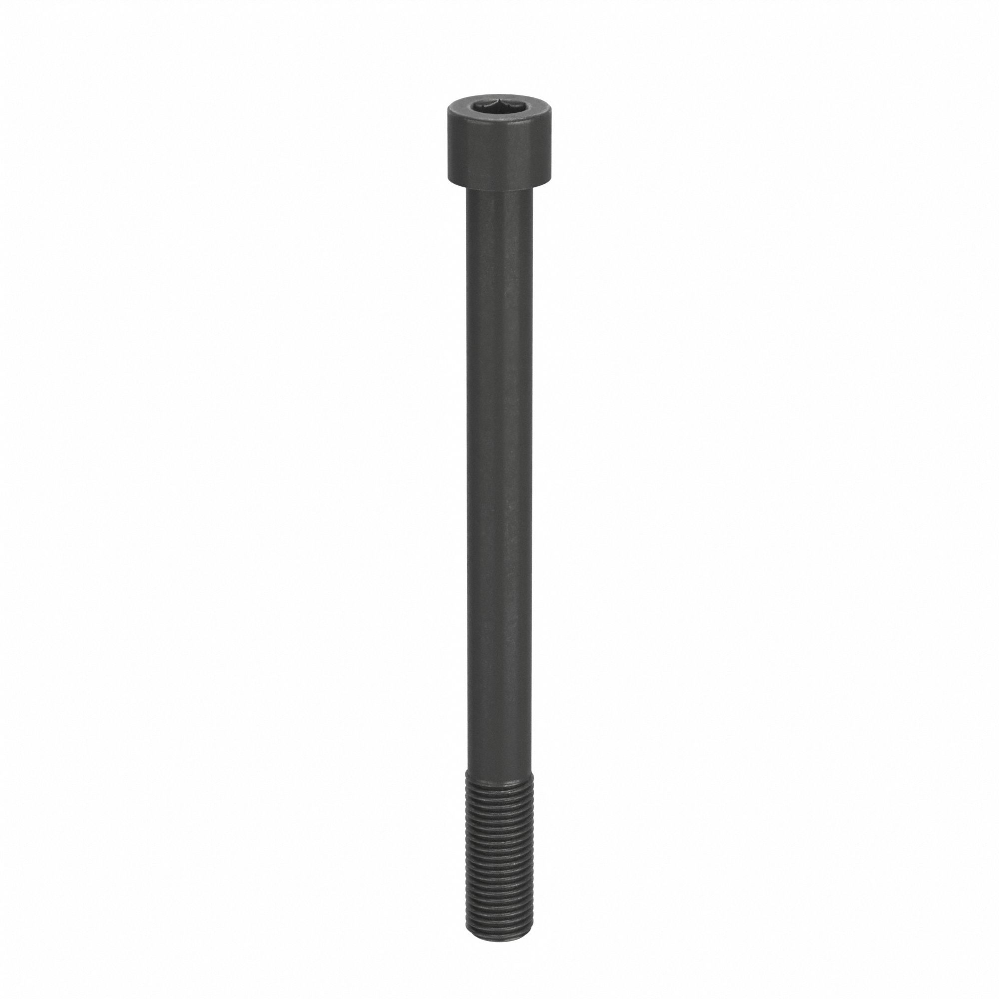 Socket Head Cap Screw: 1 3/4"-5 Thread Size, 20 in Lg, Std, Black Oxide, Alloy Steel, 1-1/4 in Drive