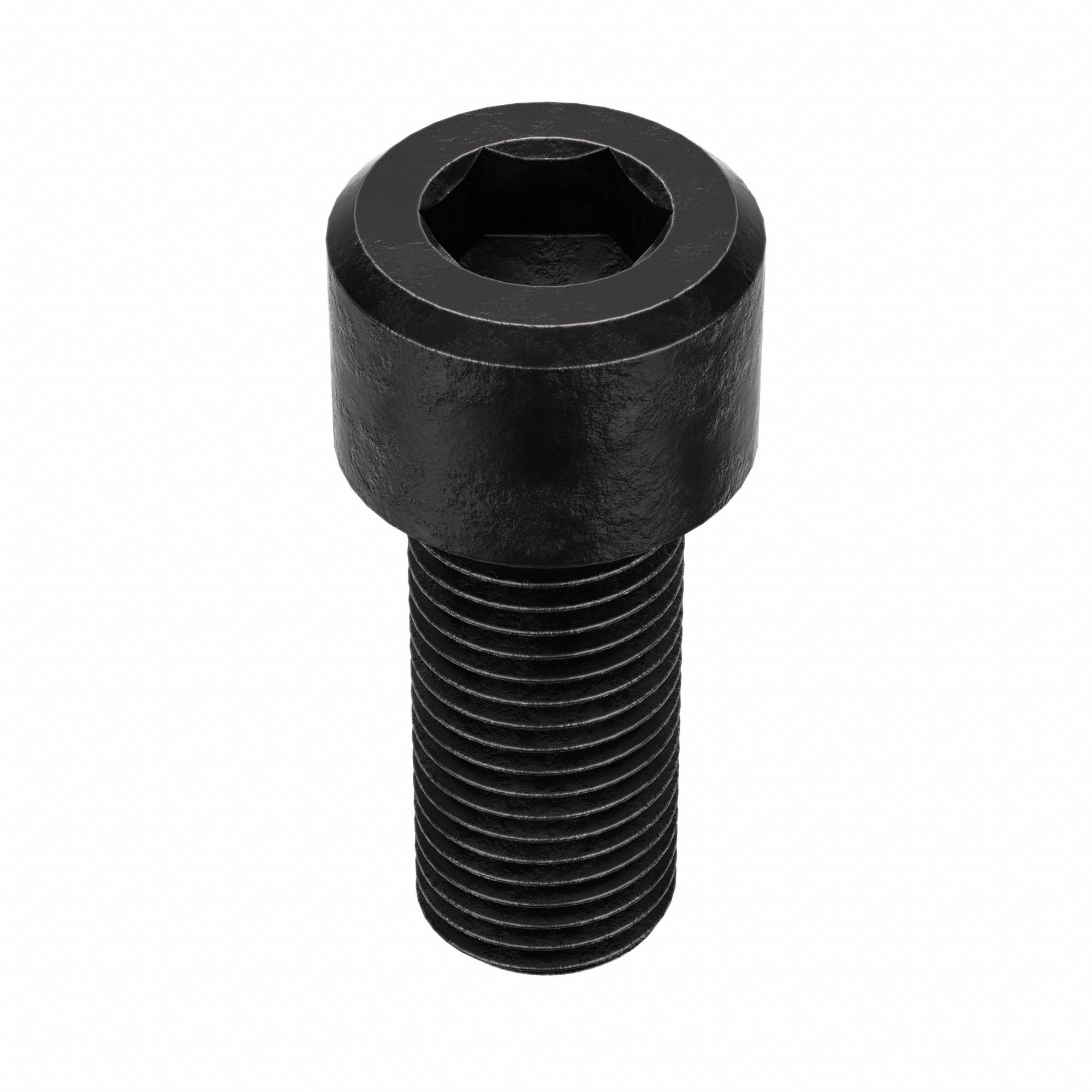 Socket Head Cap Screw: 2"-4-1/2 Thread Size, 4 1/2 in Lg, Std, Black Oxide, Alloy Steel