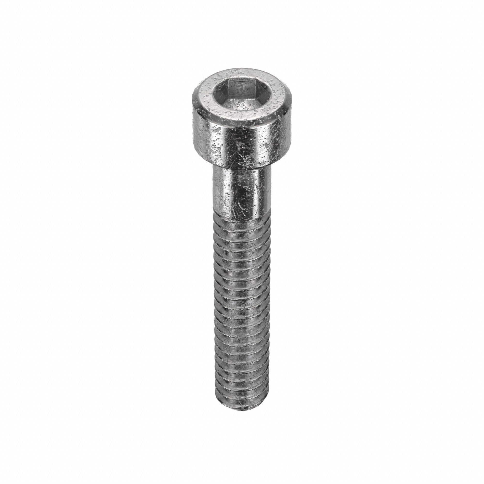 SOCKET HEAD CAP SCREW, #10-24 THREAD, 1⅛ IN L, STANDARD, PLAIN, 18-8 STAINLESS STEEL, 100 PK