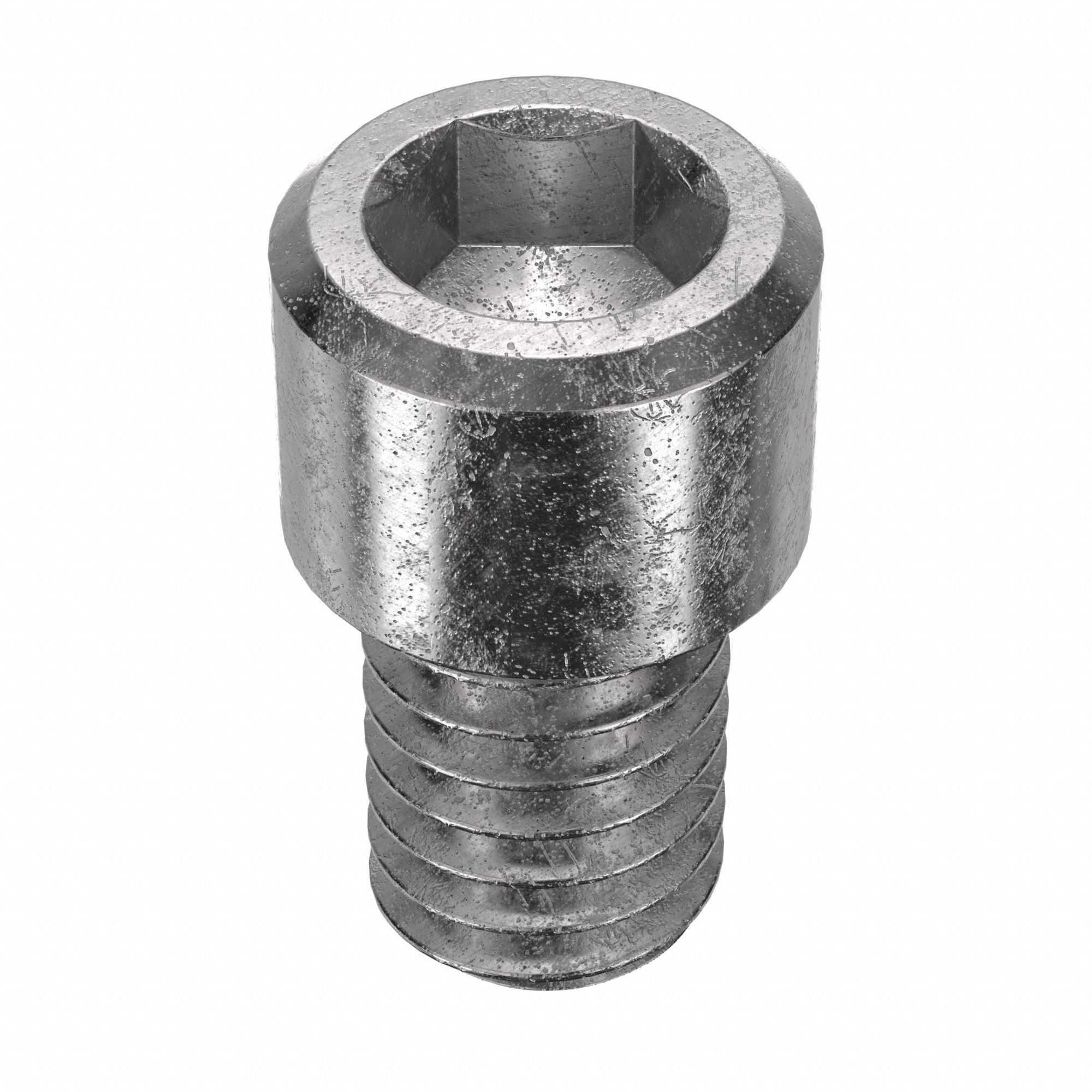 Socket Head Cap Screw: 5/16"-18 Thread Size, 7/16 in Lg, Std, Plain, Stainless Steel, 18-8, 100 PK